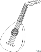 luth ቀለም ገጾች ለማተም